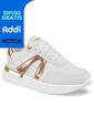 Tenis Urbanos Alice Blanco-Oro Croydon Para Mujer de Croydon