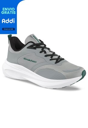 Tenis Running Glad Gris Croydon Para Hombre
