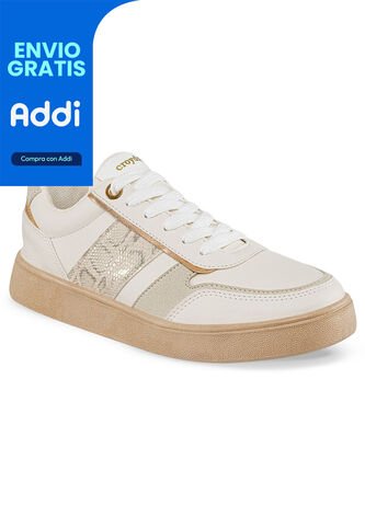 Tenis Urbanos Rhanda Beige Croydon Para Mujer Croydon