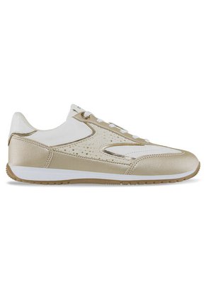 Tenis Urbanos Zuleika Beige-Oro Croydon Para Mujer