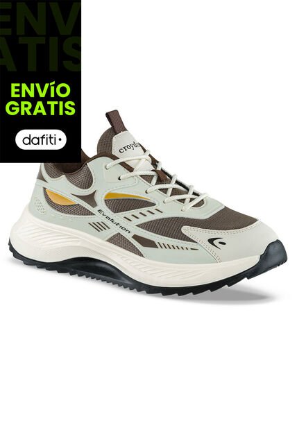 Tenis Running Kavo Beige Croydon Para Hombre
