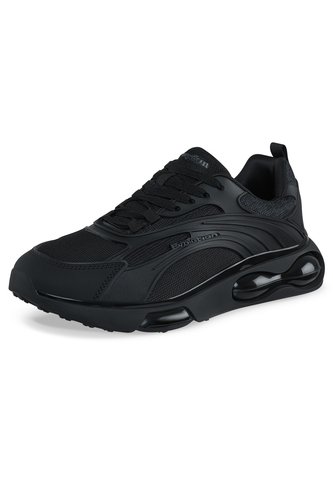 Tenis Running Bazef Negro-Negro Croydon Para Hombre Croydon
