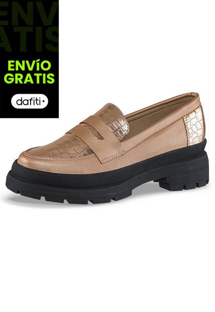 Mocasines Lyrica Oro Rosa Croydon Para Mujer
