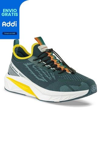 Tenis Running Rinsal Verde Croydon Para Hombre Croydon
