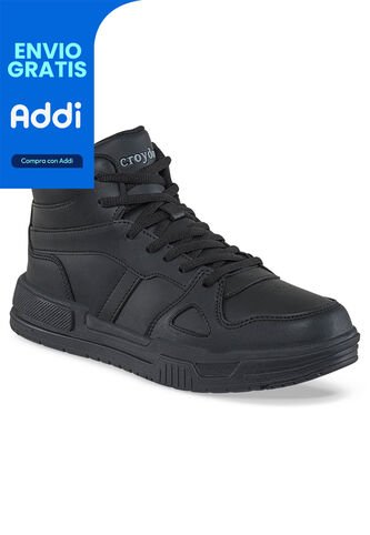 Tenis Colegio Tolox C Negro Croydon Para Niño Y Niña Croydon