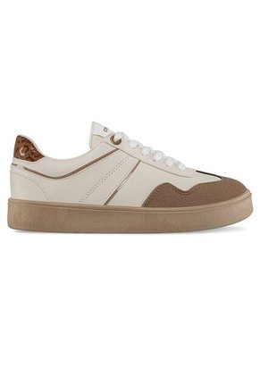 Tenis Urbanos Myranda Beige-Café Croydon Para Mujer