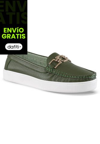 Mocasines Milly Verde Croydon Para Mujer Croydon