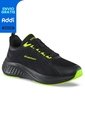 Tenis Running Armal Negro-Verde Croydon Para Hombre de Croydon