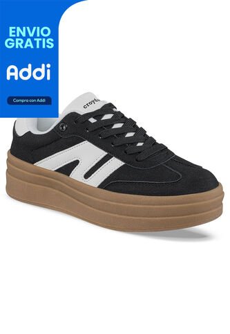 Tenis Urbanos Vintar Negro Croydon Para Mujer Croydon