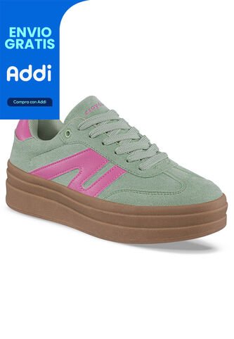 Tenis Urbanos Vintar Verde Croydon Para Mujer Croydon