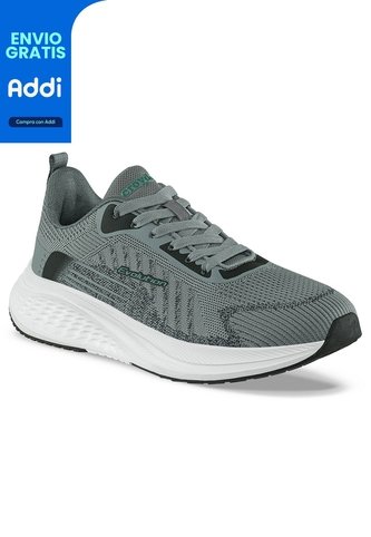 Tenis Running Azuk Gris Croydon Para Hombre Croydon