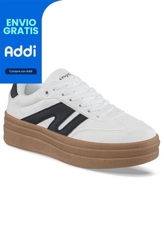 Tenis Urbanos Vintar Beige Croydon Para Mujer Croydon