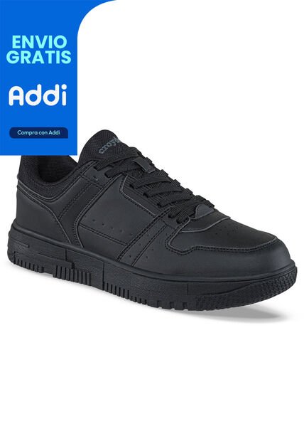 Tenis Urbanos Mixkar Negro Croydon Para Hombre