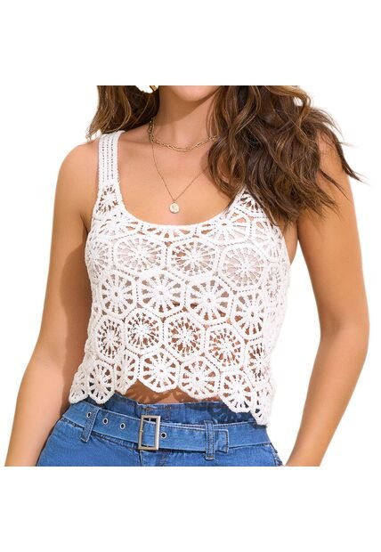 Blusa Lynda Blanco Croydon Para Mujer