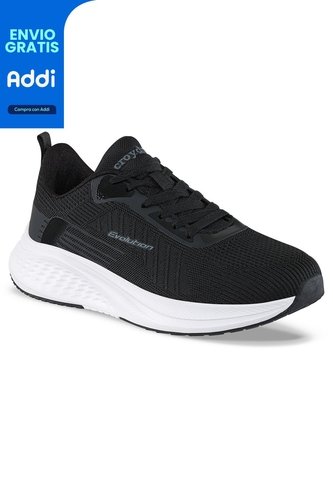 Tenis Running Azuk Negro Croydon Para Hombre Croydon