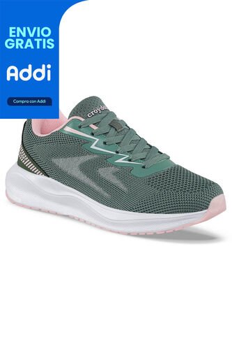 Tenis Running Drig Verde Osc Croydon Para Mujer Croydon