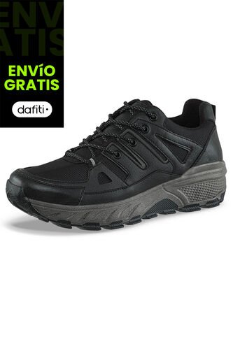 Zapatos Outdoor Hudson Negro Croydon Para Hombre Croydon