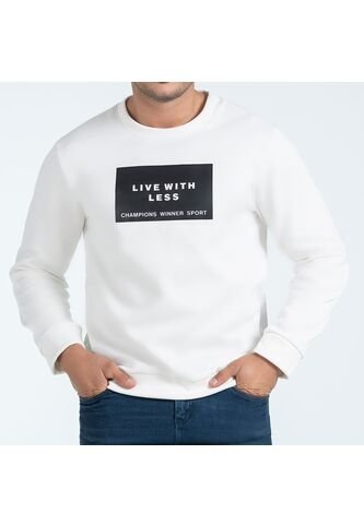 Buzo Jhonatan Blanco Croydon Para Hombre Croydon