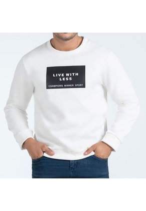 Buzo Jhonatan Blanco Croydon Para Hombre