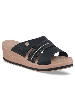 Sandalias Tacón Alfonsina Negro Para Mujer Croydon