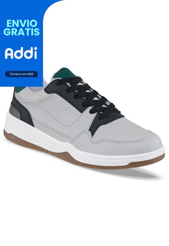 Tenis Urbanos Manzur Gris Croydon Para Hombre Croydon
