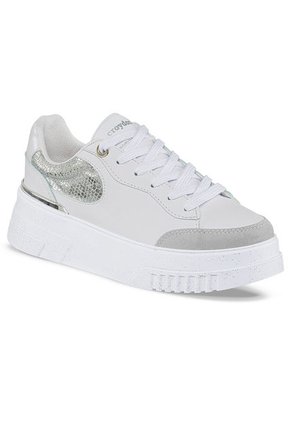 Tenis Urbanos Hailey Blanco-Plata Para Mujer Croydon