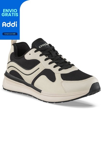 Tenis Urbanos Salur Beige Croydon Para Hombre