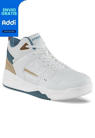 Tenis Urbanos Tiludo Blanco Croydon Para Hombre Croydon
