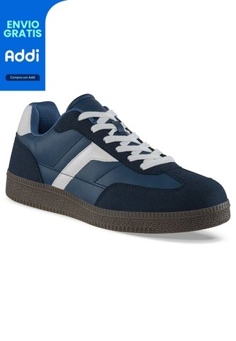 Tenis Casuales Ilor Azul Osc Croydon Para Hombre Croydon
