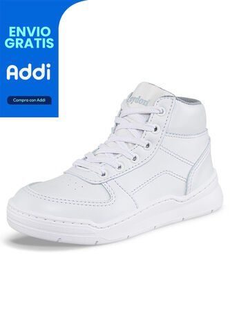 Tenis Colegio Roblo Bota Blanco Para Niño Y Niña Croydon Croydon