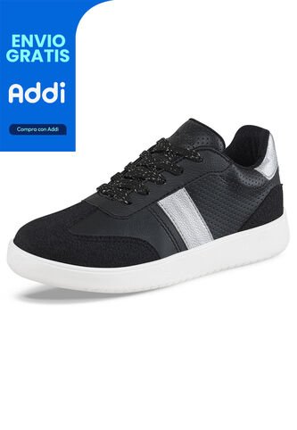 Tenis Casuales Phoebe 2 Negro Para Niña Croydon Croydon