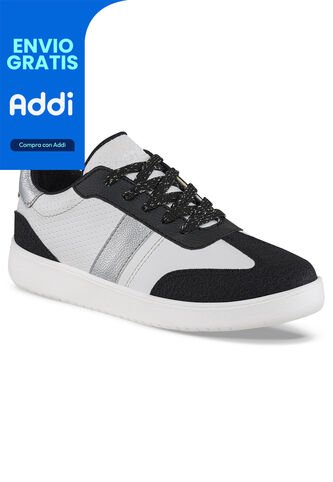 Tenis Casuales Phoebe 2 Blanco Para Niña Croydon Croydon