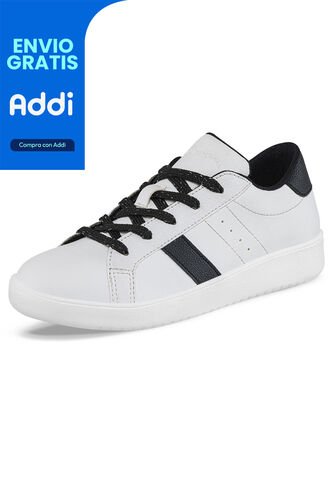 Tenis Casuales Gregg Negro Para Niña Croydon Croydon