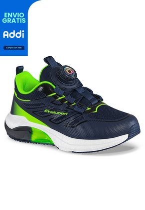 Tenis Running Furam Azul Osc Croydon Para Niño