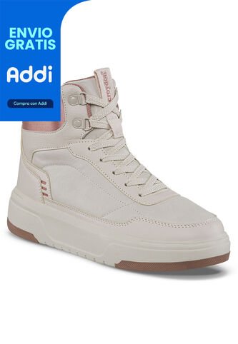 Tenis Urbanos Hyzara Beige Para Mujer Croydon Croydon