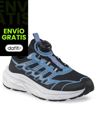 Tenis Running Kobro Negro-Azul Croydon Para Niño Croydon