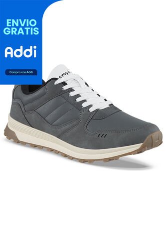 Tenis Urbanos Fuder Gris Para Hombre Croydon Croydon
