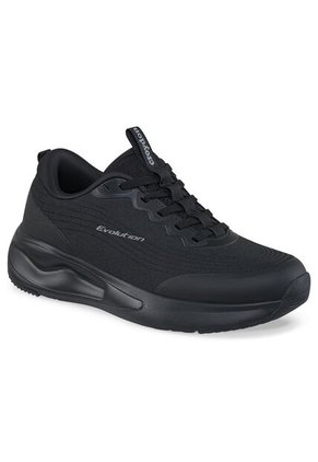 Tenis Running Quill Negro Croydon Para Mujer