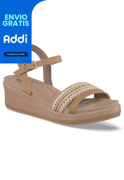 Sandalias Tacón Rosana Café Para Mujer Croydon