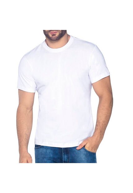 Camiseta Cuello Red Blanco Para Hombre Croydon