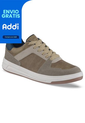 Tenis Urbanos Rolon Beige Para Hombre Croydon Croydon