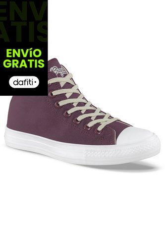 Botines Discovery Alto Retro Ct Vino-Beige Croydon Para Mujer Croydon
