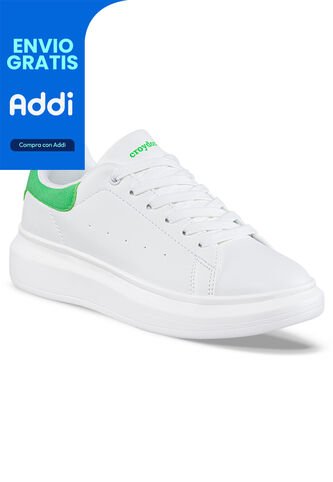 Tenis Zatrena Blanco-Verde Para Mujer Croydon Croydon