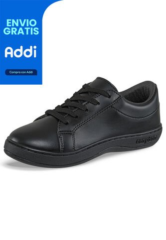 Tenis Colegio Oxford Negro Para Niño Y Niña Croydon Croydon