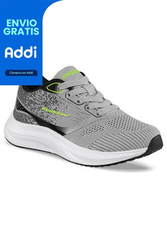 Tenis Running Rizban Gris Para Niño Croydon Croydon