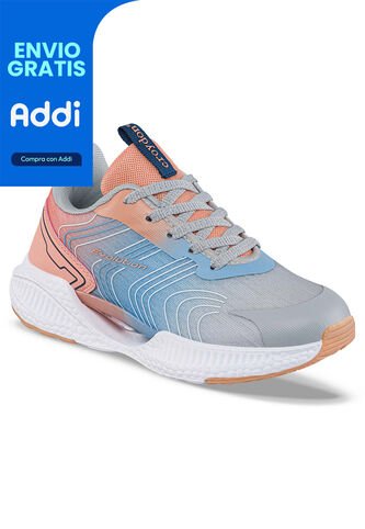 Tenis Running Temar Gris Para Niña Croydon Croydon