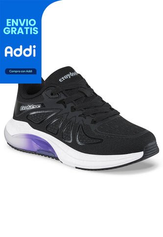 Tenis Running Gelmor Negro-Mora Para Niña Croydon Croydon