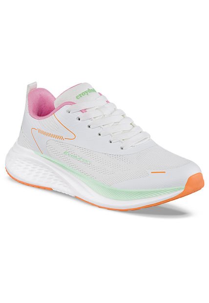 Tenis Running Nictel Blanco Para Mujer Croydon