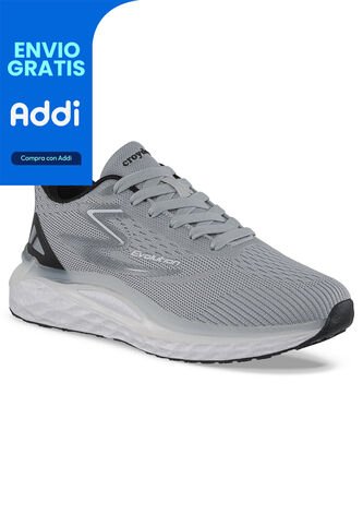 Tenis Running Zatix Gris Para Mujer Croydon Croydon