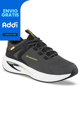 Tenis Running Nertu Gris Osc Para Hombre Croydon Croydon
